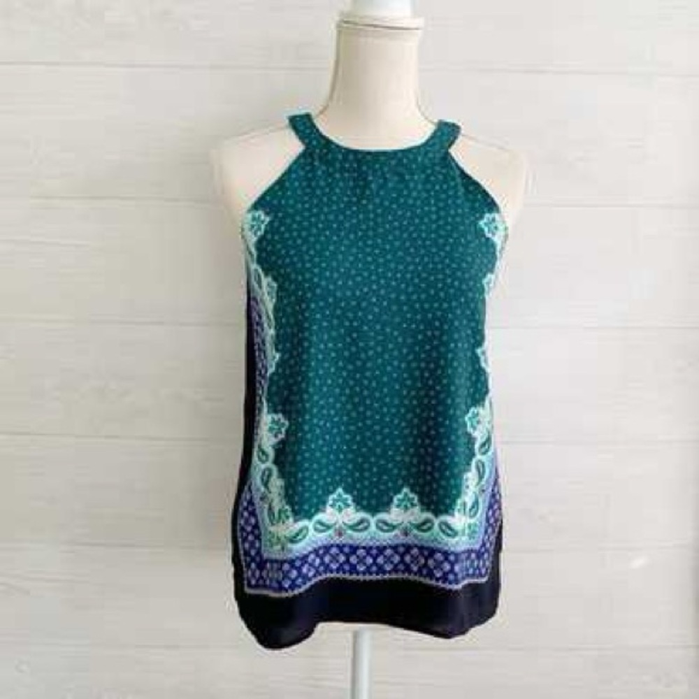 LOFT Women's Bandana Print  Halter Top